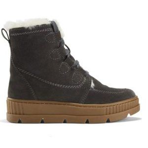 EARTH Vail Suede fur-lined Boot  NWOB